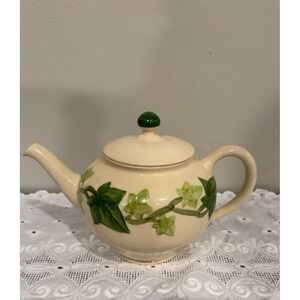 Vintage Franciscan Ivy Teapot I Love Lucy Mid Century Made in USA Collectible